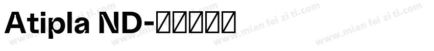Atipla ND字体转换